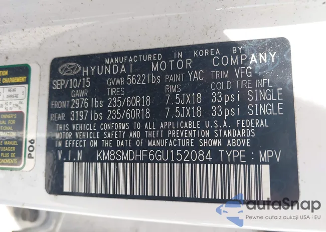 KM8SMDHF6GU152084: 42663384