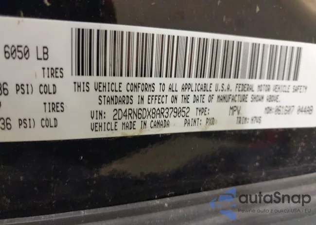 2D4RN6DX8AR379052: 42663403