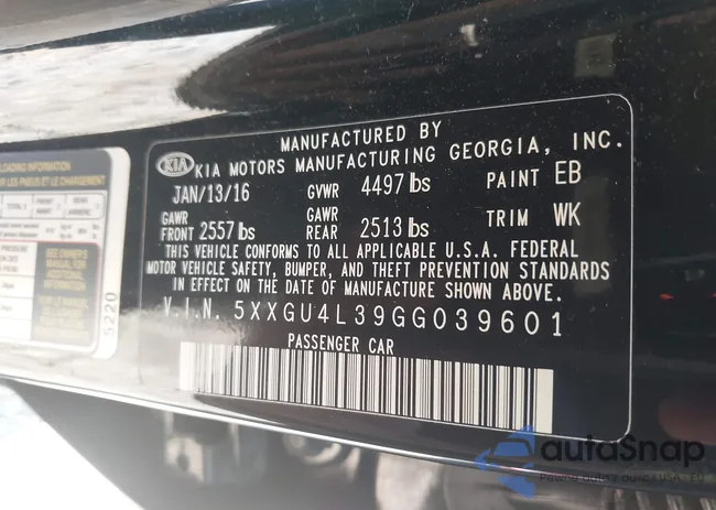 5XXGU4L39GG039601: 42663445