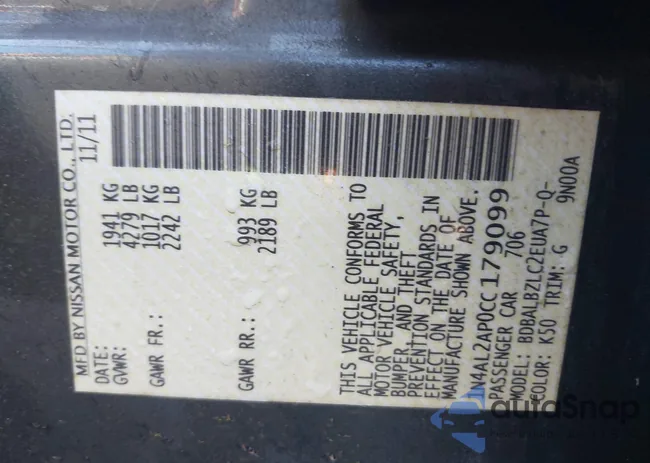 1N4AL2AP0CC179099: 42663491