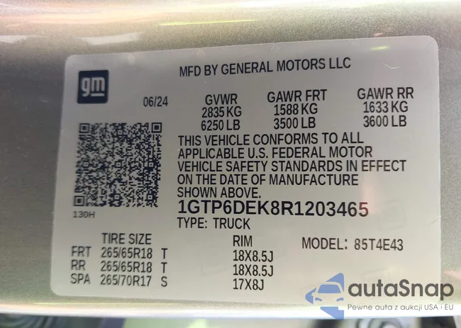 1GTP6DEK8R1203465: 42663538