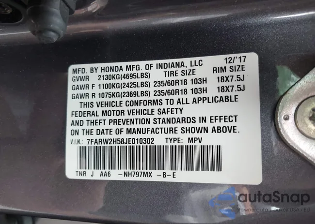 7FARW2H58JE010302: 42663656