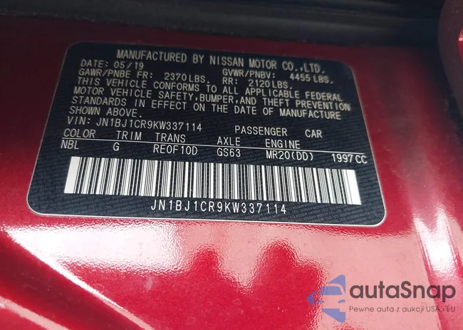 JN1BJ1CR9KW337114: 42663691