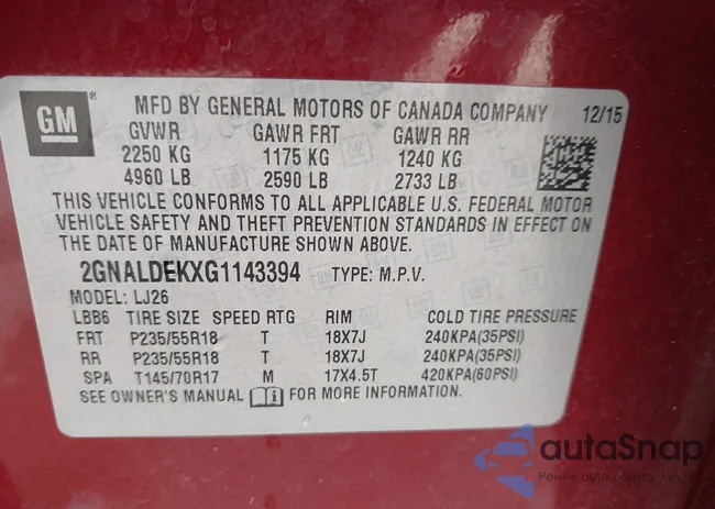 2GNALDEKXG1143394: 42663038