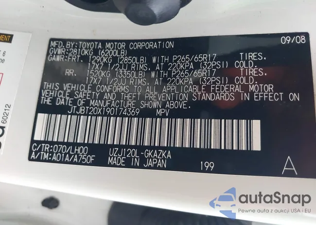 JTJBT20X190174369: 42663197