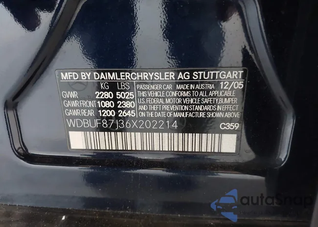 WDBUF87J36X202214: 42663219