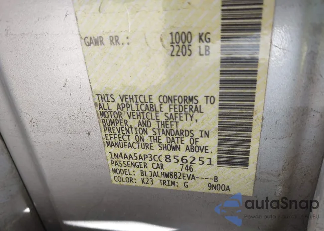 1N4AA5AP3CC856251: 42663267