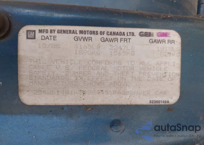 2G4WB14W1K1428445: 42663289