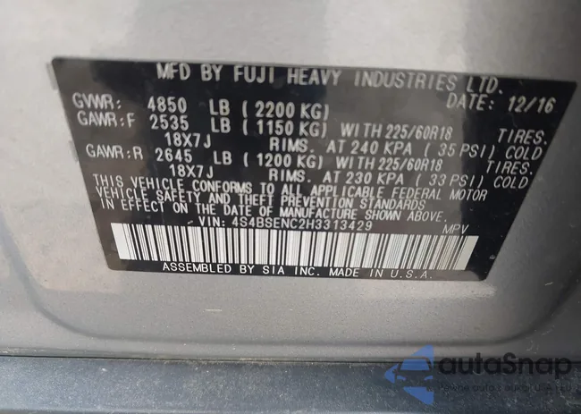 4S4BSENC2H3313429: 42664512