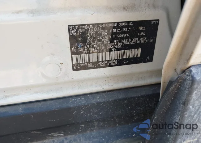 2T3P1RFV7MC243150: 42664646