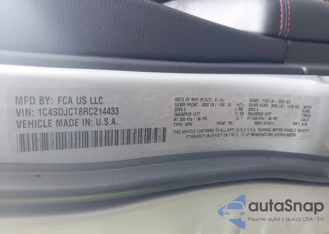 1C4SDJCT8RC214433: 42664876