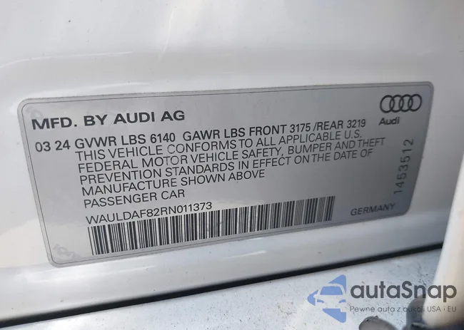 WAULDAF82RN011373: 42665341