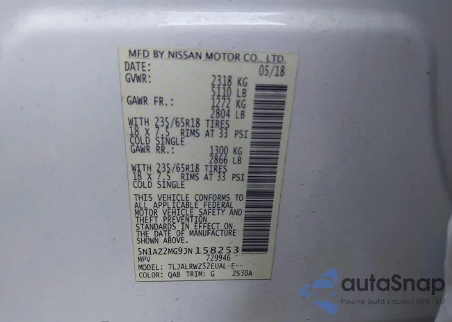 5N1AZ2MG9JN158253: 42665364