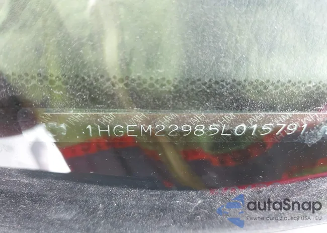 1HGEM22985L015791: 42665764
