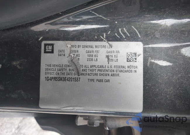 1G4PR5SK0E4201537: 42665036