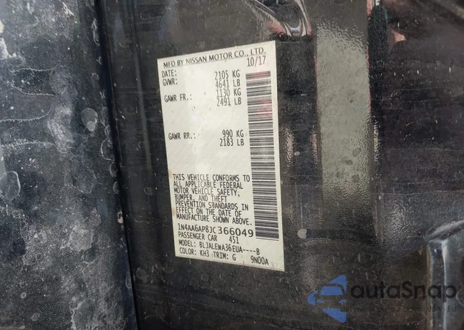 1N4AA6AP8JC366049: 42665077