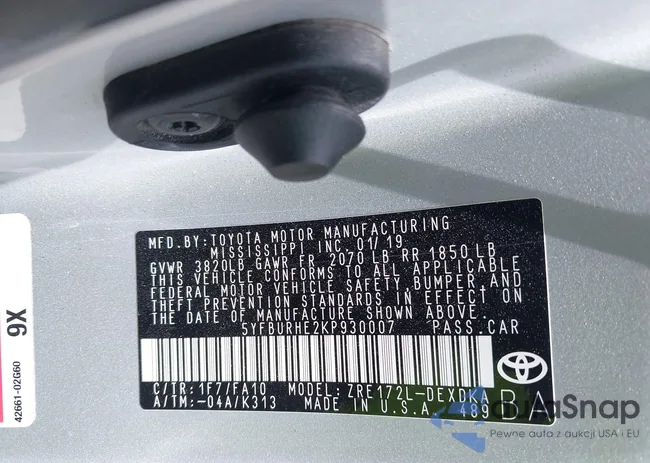 5YFBURHE2KP930007: 42665166