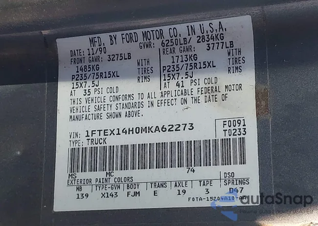 1FTEX14H0MKA62273: 42665197