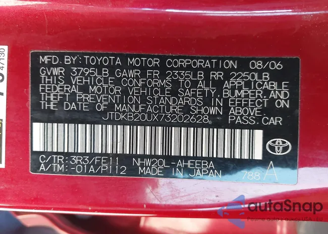 JTDKB20UX73202628: 42666502