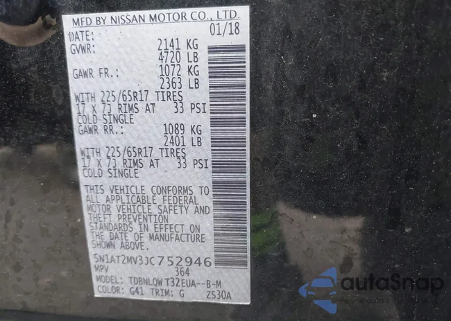 5N1AT2MV3JC752946: 42666638