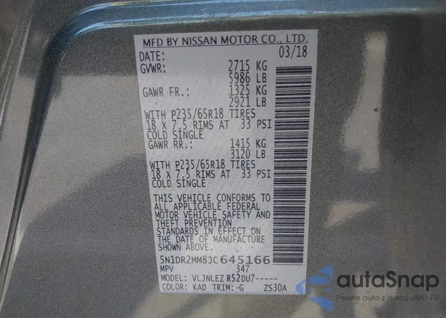 5N1DR2MM8JC645166: 42666765