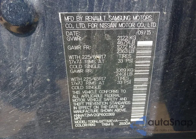 KNMAT2MV2GP600369: 42666775