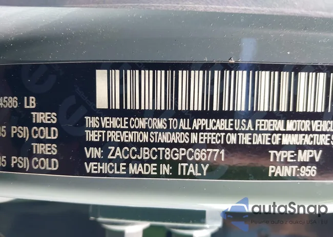 ZACCJBCT8GPC66771: 42666893