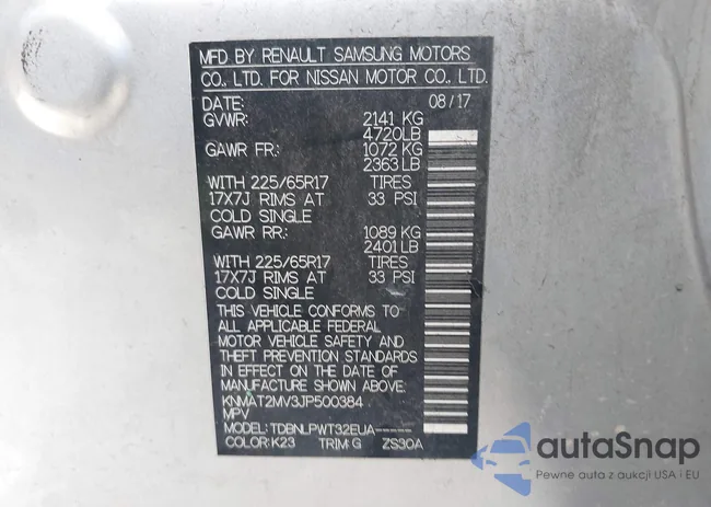 KNMAT2MV3JP500384: 42666894