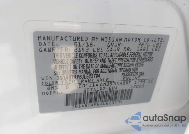 3N1AB7AP6JL623794: 42666065