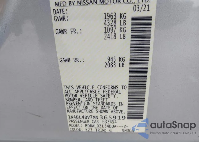 1N4BL4BV7MN365919: 42666215