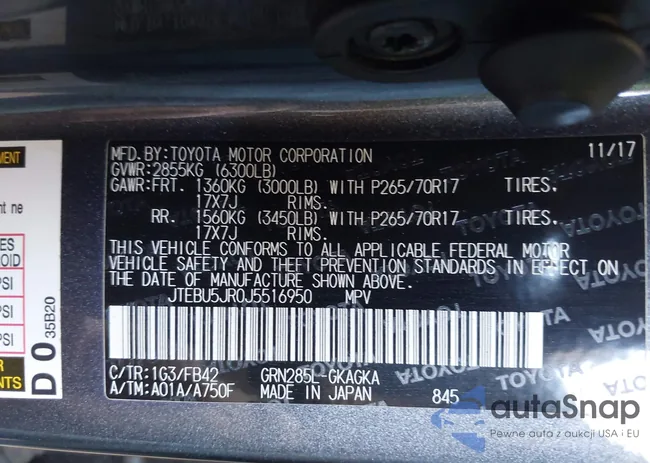 JTEBU5JR0J5516950: 42666217