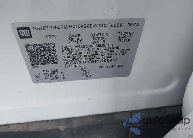 3GNAXTEG9PS198837: 42667572