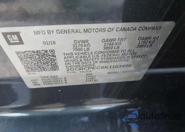 2GCRCPECXK1163496: 42667633