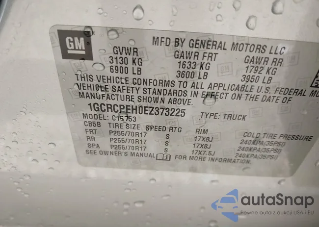 1GCRCPEH0EZ373225: 42667863