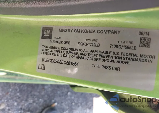 KL8CD6S93EC581864: 42667028