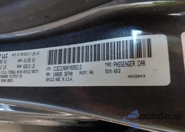 1C3CCCAB0FN595213: 42667139