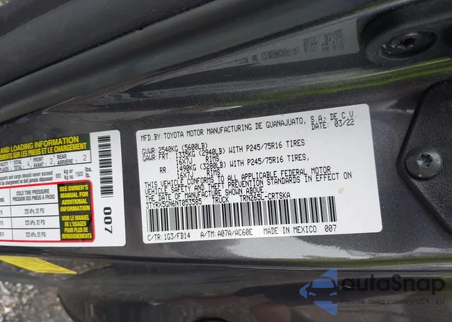 3TYRX5GN6NT053585: 42668356