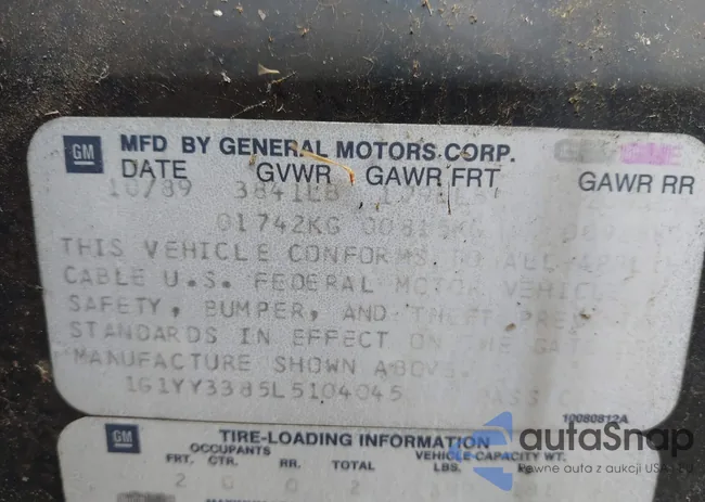 1G1YY3385L5104045: 42668632