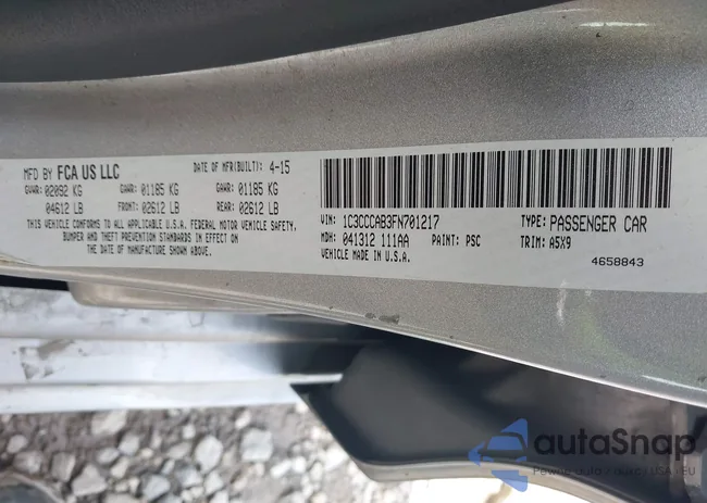 1C3CCCAB3FN701217: 42668664