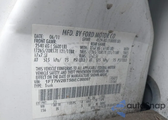 1FT7W2BT5BEC80097: 42668714