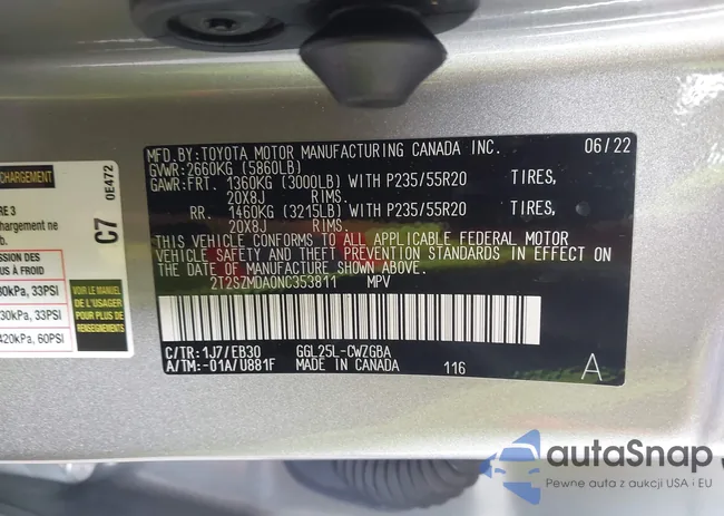 2T2SZMDA0NC353811: 42667996