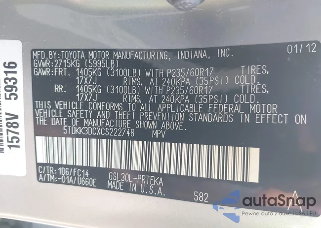 5TDKK3DCXCS222748: 42668046