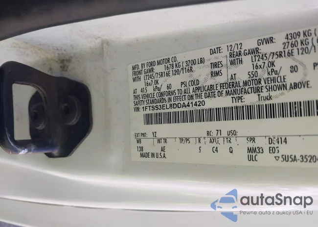 1FTSS3EL8DDA41420: 42668120