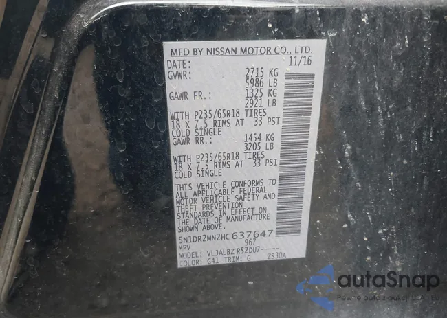 5N1DR2MN2HC637647: 42668153