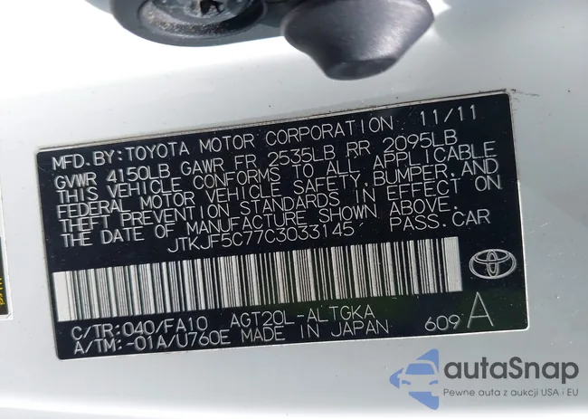 JTKJF5C77C3033145: 42669670