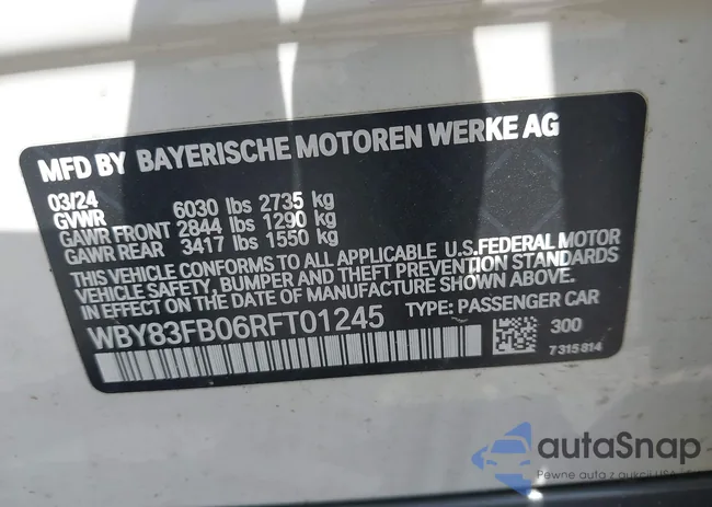 WBY83FB06RFT01245: 42669693