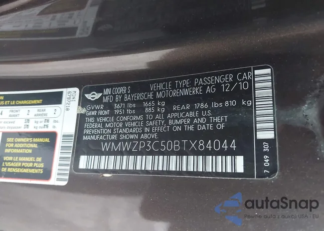 WMWZP3C50BTX84044: 42669717