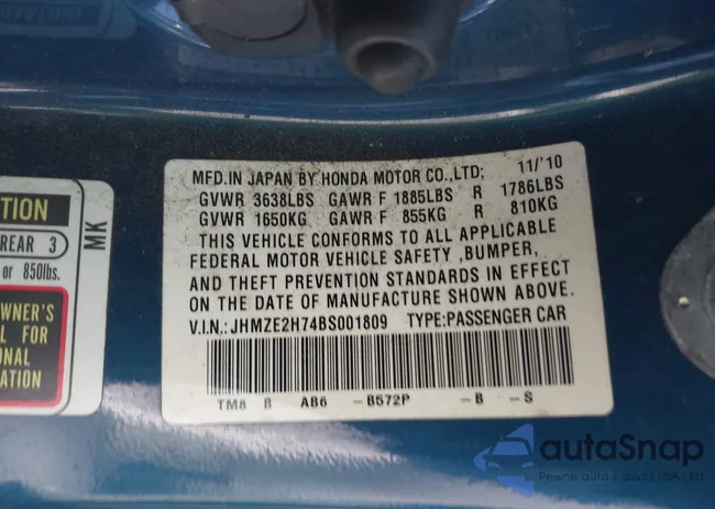 JHMZE2H74BS001809: 42669724