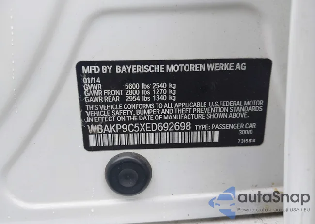 WBAKP9C5XED692698: 42669794