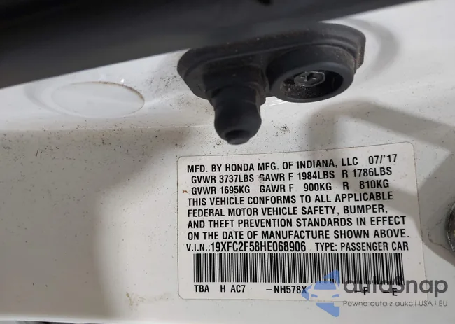 19XFC2F58HE068906: 42668942